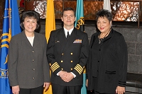 Dr. Yvette Roubideaux, Christopher Brady, Margo Kerrigan